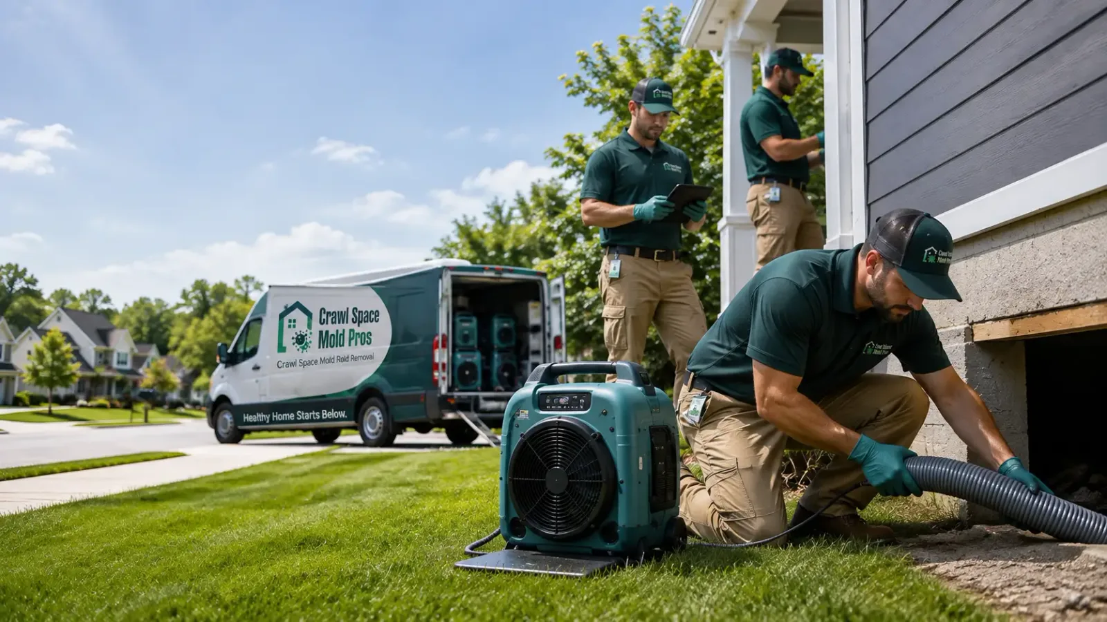 Crawl Space Mold Removal in Pampa, TX